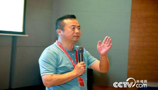 央视广告经营管理中心主任任学安致辞（朱俊宇 摄）